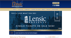Desktop Screenshot of lensic.org