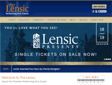 Tablet Screenshot of lensic.org